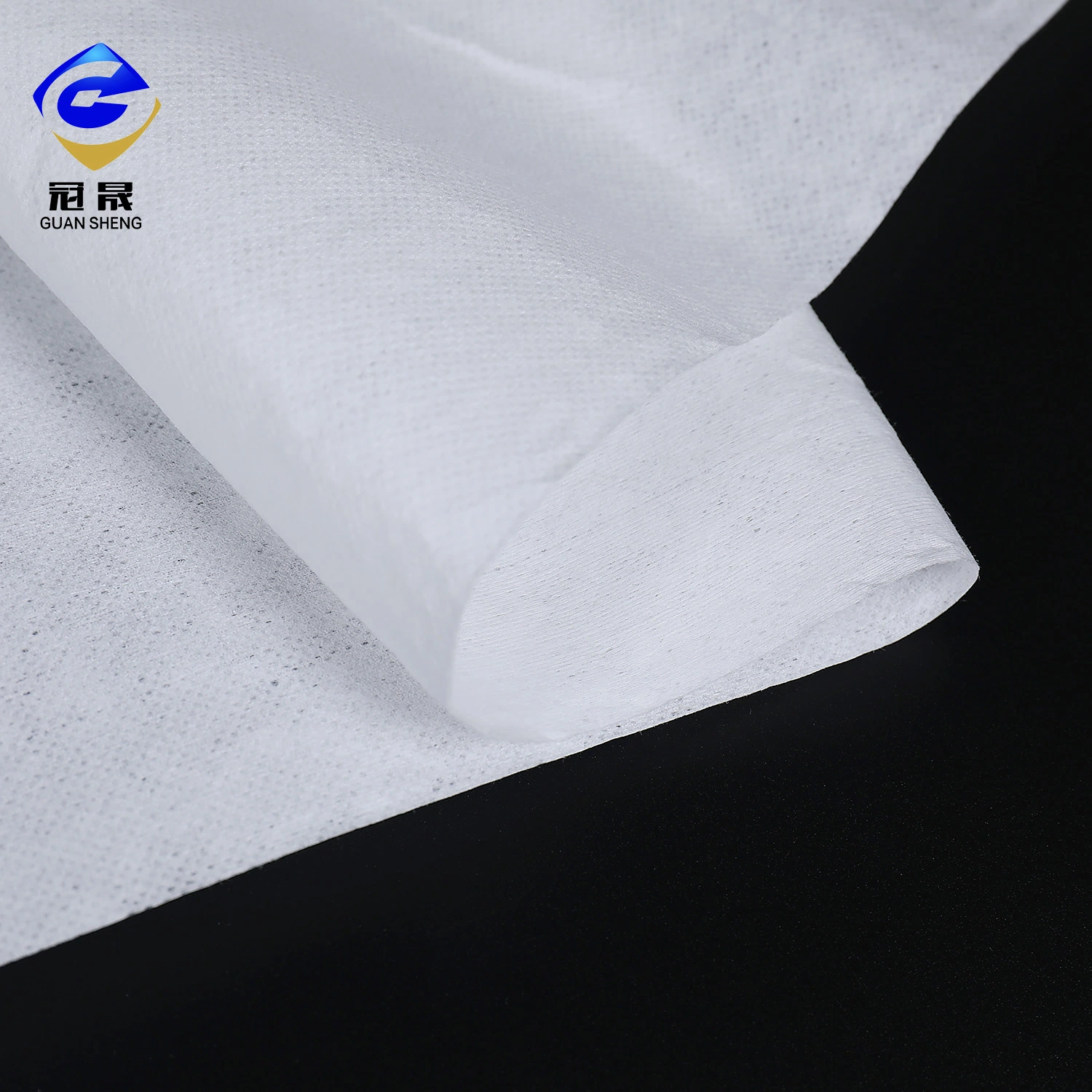 China Fabricação Hot vender 100% algodão Skin-Friendly&amp;Inelástica algodão molhado Spunlace Non-Woven Tecido para centro de beleza