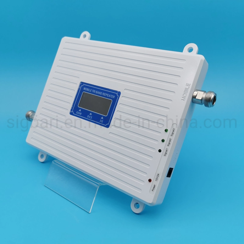 Hot Selling Triple Band Signal Booster GSM/Dcs/Lte 2g 3G 4G 900 1800 2100 MHz Mobile Signal Repeater