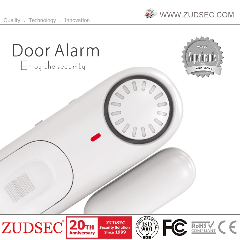 Super Mini Simple Operation Size Refrigerator Door Alarm 110dB Super Loud ABS Plastic Magnetic Sensor for Window Door