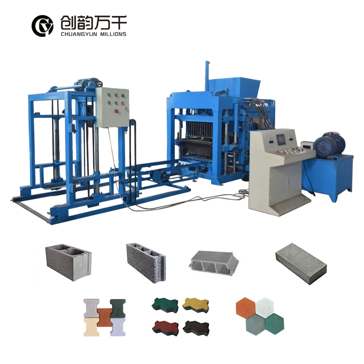 Qt4-15s Full Automatic Interlocking Hydraulic Brick Production Line