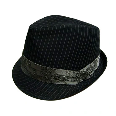 Fedora Hat with Checked Design (JRX003)