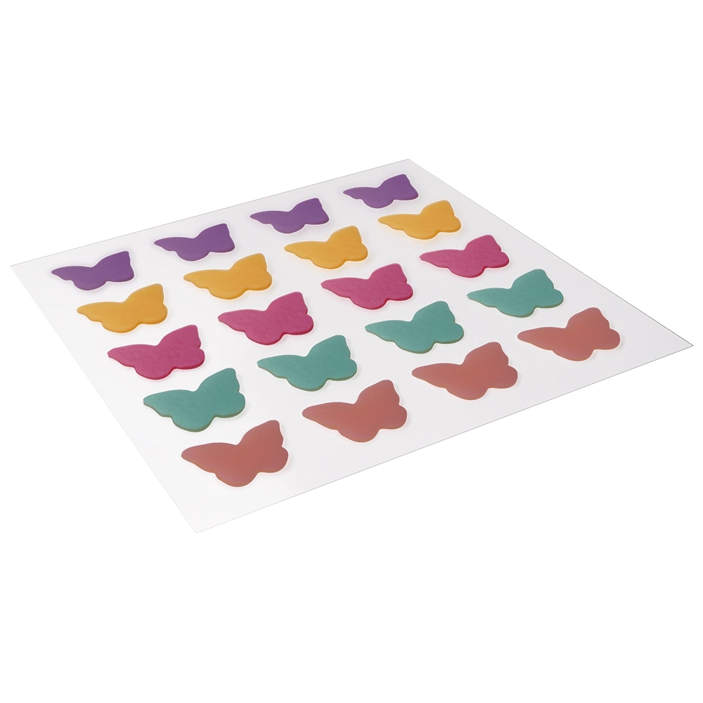 Sur stock Custom visage peau décapant acné absorbant couvercle imperméable Papillon forme hydrocolloïde bouton Patch acné