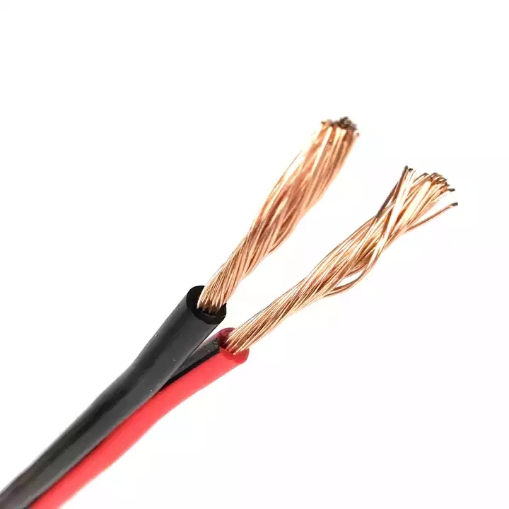 Flexible 18 19 20 AWG 2/4 Core Stranded Copper Speaker Cable for Audio and Video