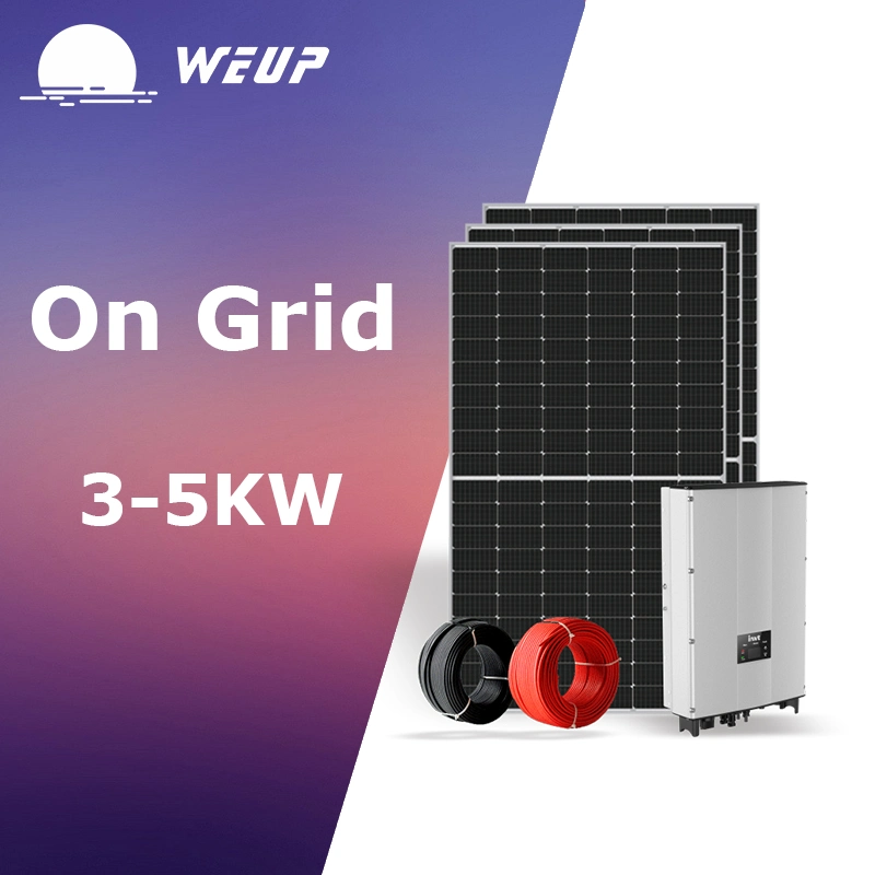 Weup Power portable sur réseau domestique portable énergie solaire Système avec variateur MPPT