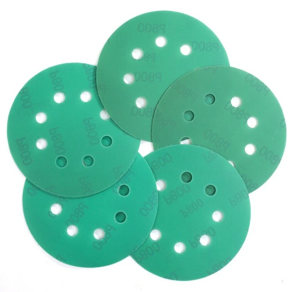 Abrasive Paper Sanding Disc 125 mm Hook and Loop Aluminium Sanding Disc Paper for Polishing