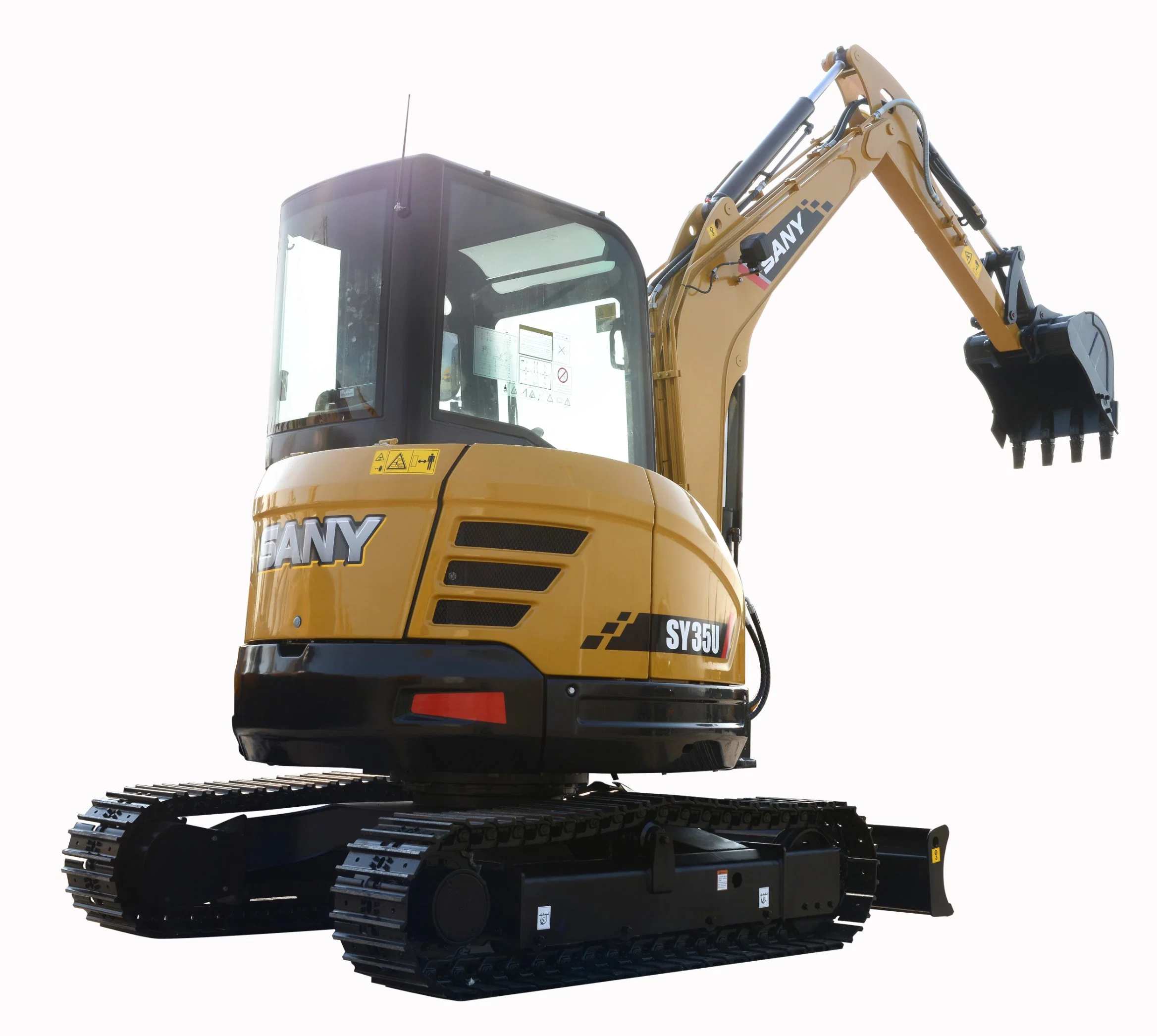 Sany Construction Equipment with 0.12 Square Meter Bucket Capacity Mini Excavator Sy35u