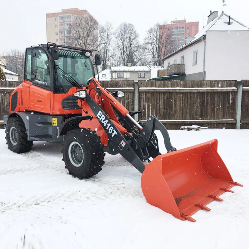 Everun Er416t 1.6t CE Approved Multifunction Articulated Front End Small Compact Mini Wheel Loader