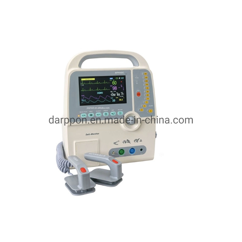 Well-Developed Biphasic SpO2 Model Defibrillator Monitor for First-Aid Medical Hospital Equipments