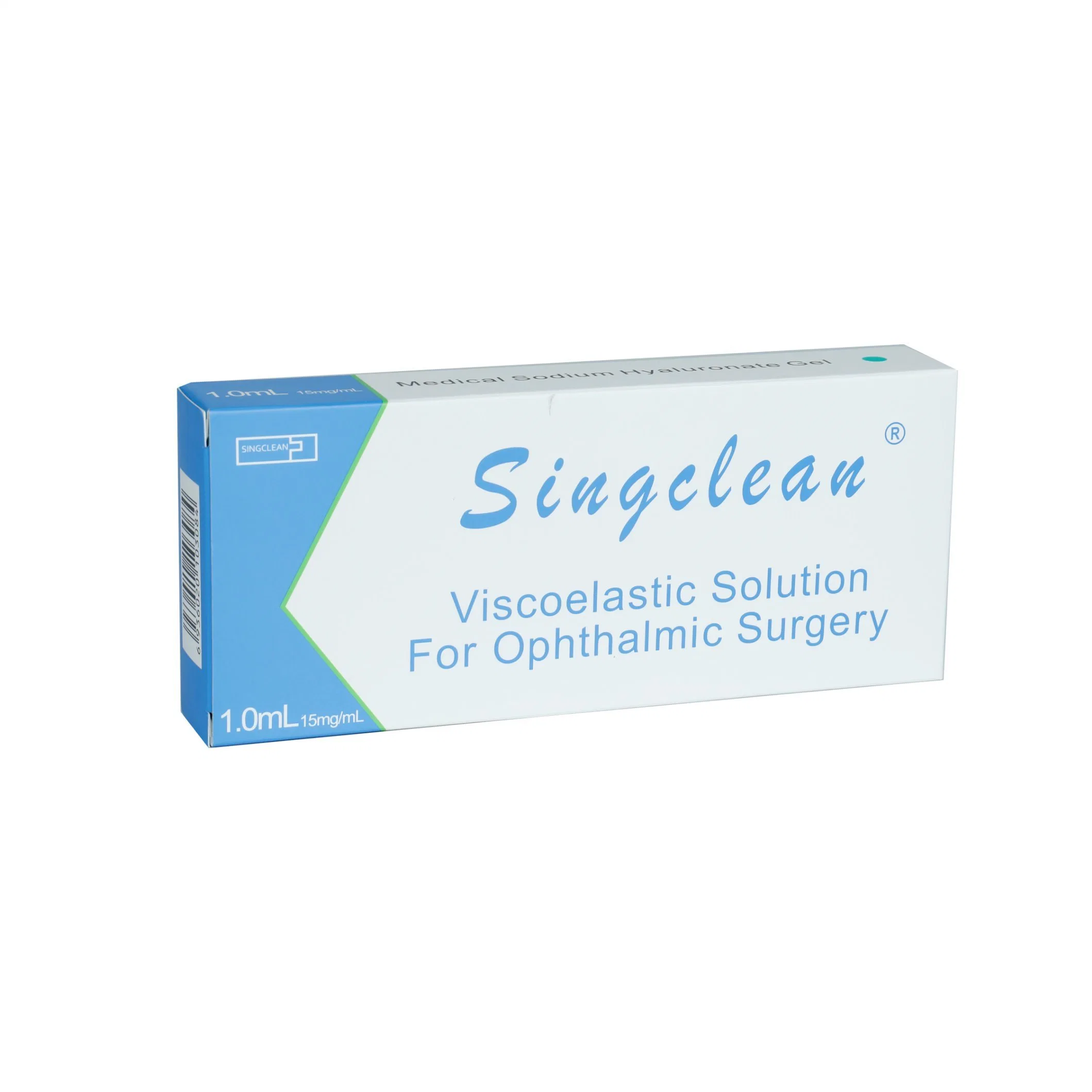 Singclean Alta Pureza e Transparência Máxima Proteção Ácido Hialurônico Médico Dispositivo Viscosurgical Oftálmico para Cirurgia Oftálmica Ovd.