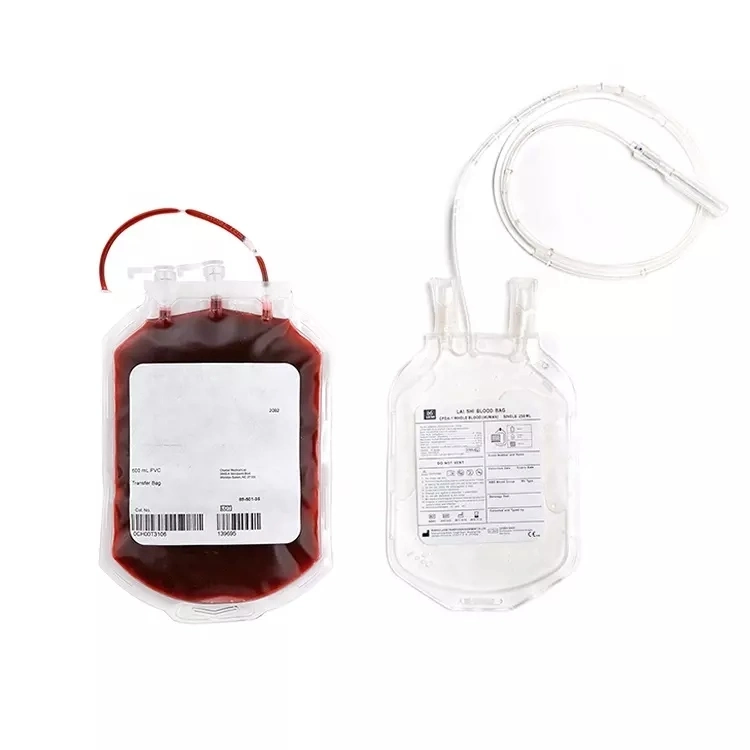 Singe Double Triple Quadruple Medical Blood Collection Bag