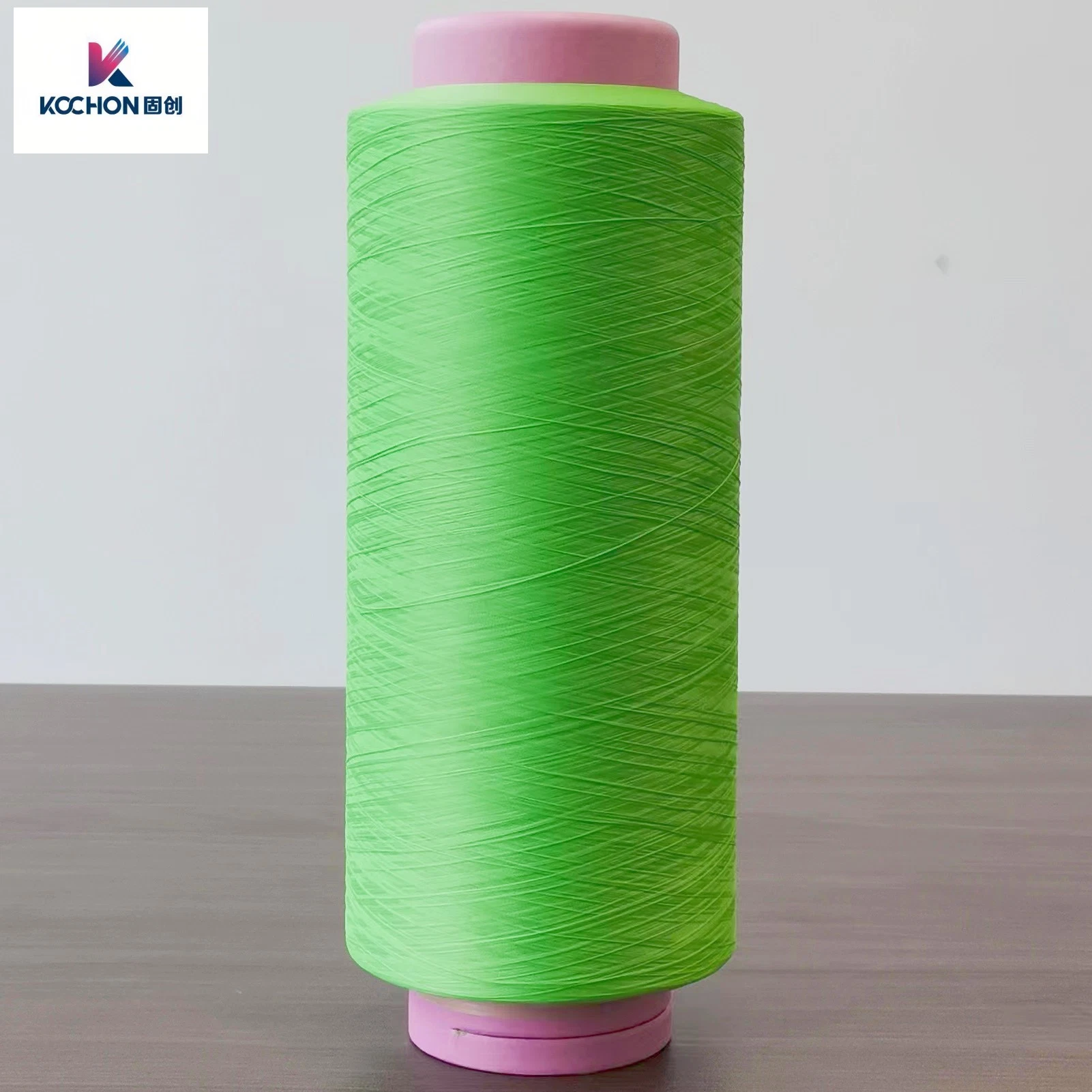 Apple Green Dyed Colors Nylon Stretch Yarn DTY Knitting and Weaving Thread