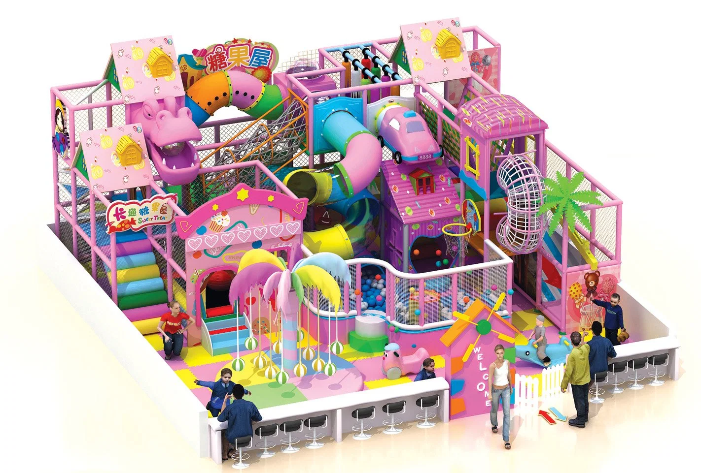 Fashion Funny Indoor Playground for Sale (TY-17720)