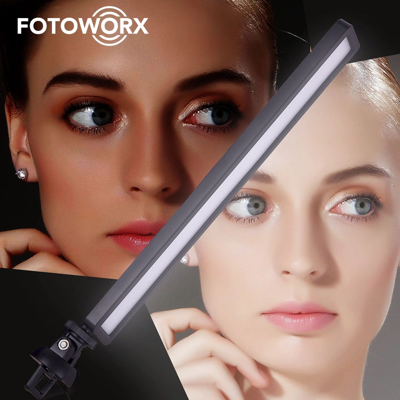 LED de vídeo portátil Fotoworx para Fotografia Cosméticos alimentar no Youtube