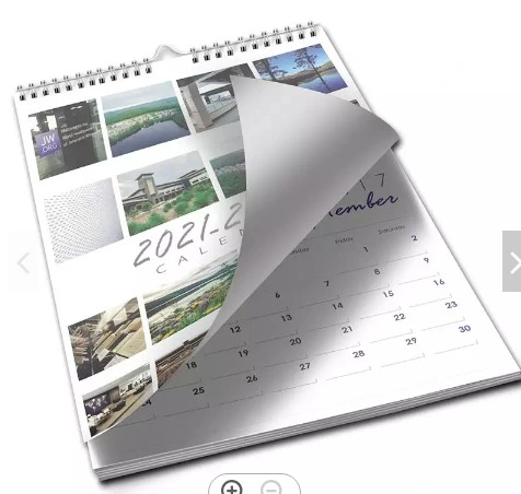 Customized Calendario Full Color Landscape Kalender 2022 Wandkalender