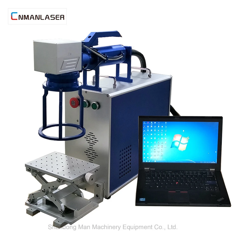 Portable 20W Laser Engraver Metal Surface Fiber Laser Marking Machine