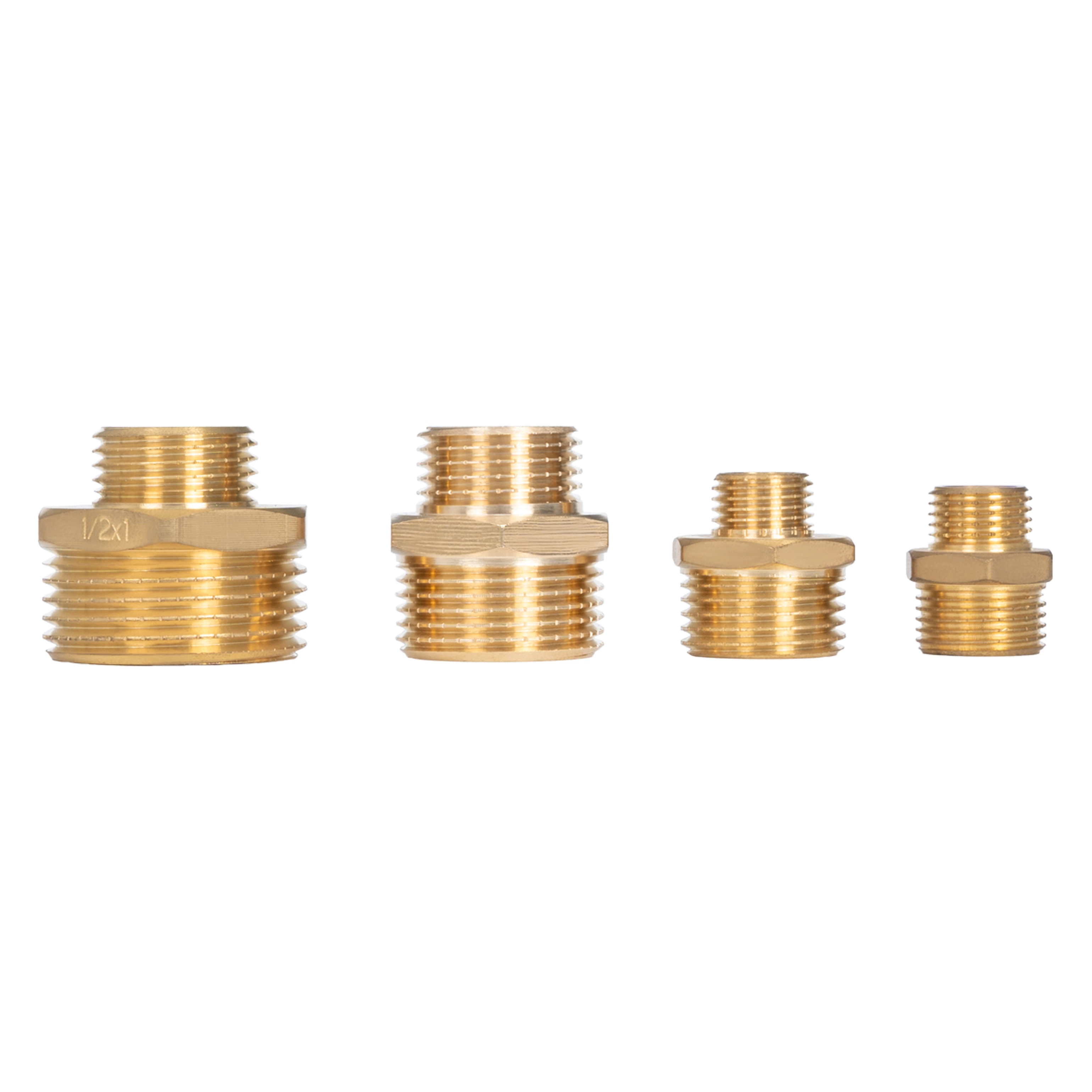 Brass Ferrule Hose Compression Pipe Fittings, Brass Male to Copper Connector Reducing Brass Fittings Manufacturer
