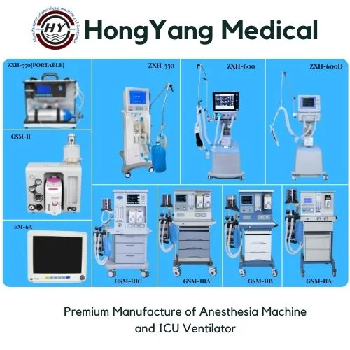 La máquina de anestesia/UCI Ventilador/Monitor de Paciente/vaporizador instrumento Hospital Medical Quirófano dispositivo clínico