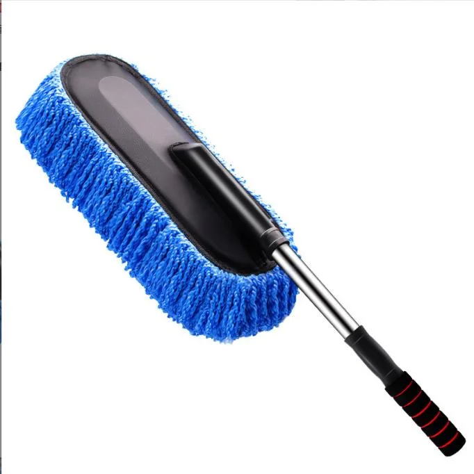 Auto Supplies Telescopic Nanofiber Wax Drag Duster Car Duster Wipe Car Mop Car Brush Car Wash Cleaning Tool