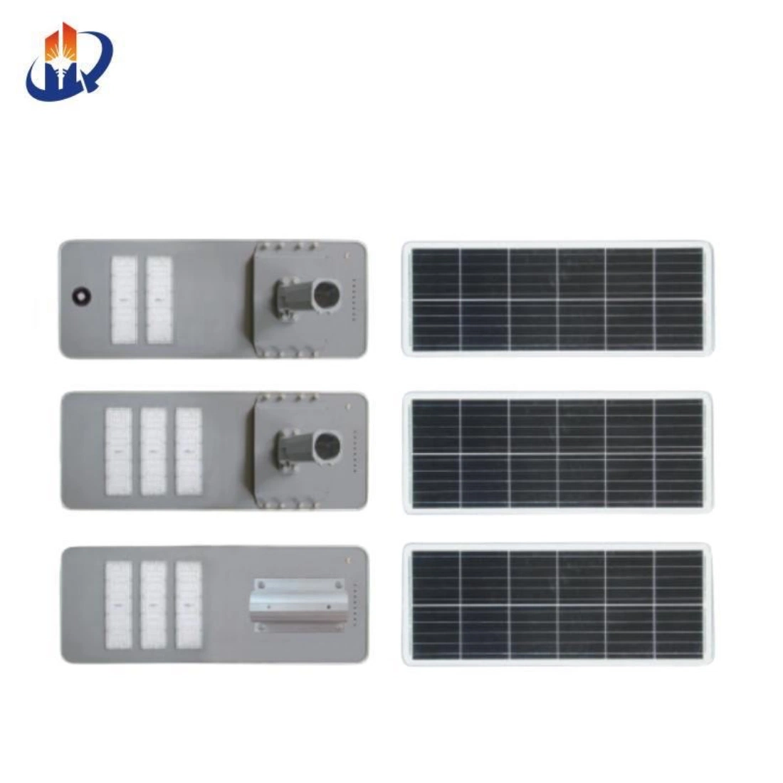 IP66 aleación de aluminio resistente al agua 60W-150W LED solar de división integrada para exteriores Luz de calle