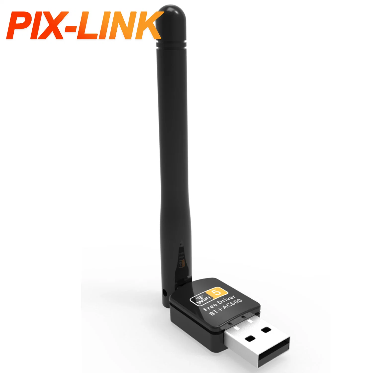 Пользовательский логотип Pixlink 600 Мбит/с Бесплатный драйвер Wi Fi USB2.0 Bluetooth Беспроводной сетевой адаптер USB WiFi