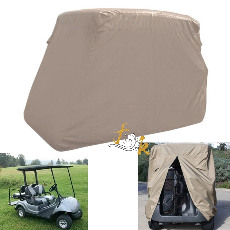 4 Passenger 400d Waterproof Golf Cart Cover Fits Ez Go Club Car YAMAHA, Sunproof Dustproo