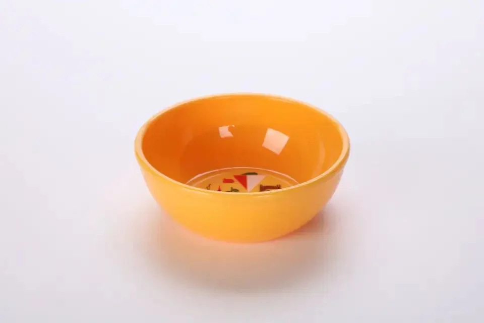 Small Plastic Colorful Custom Reusable Round Food Rice Fruit Snack Salad-Mixing Bow