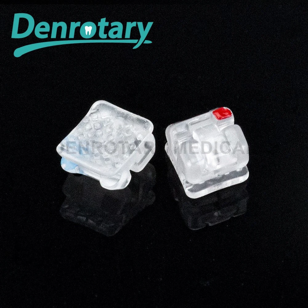 Dental Equipments Clear Orthodontic Teeth Brace Ceramic Self Ligating Mbt Roth Brackets with CE