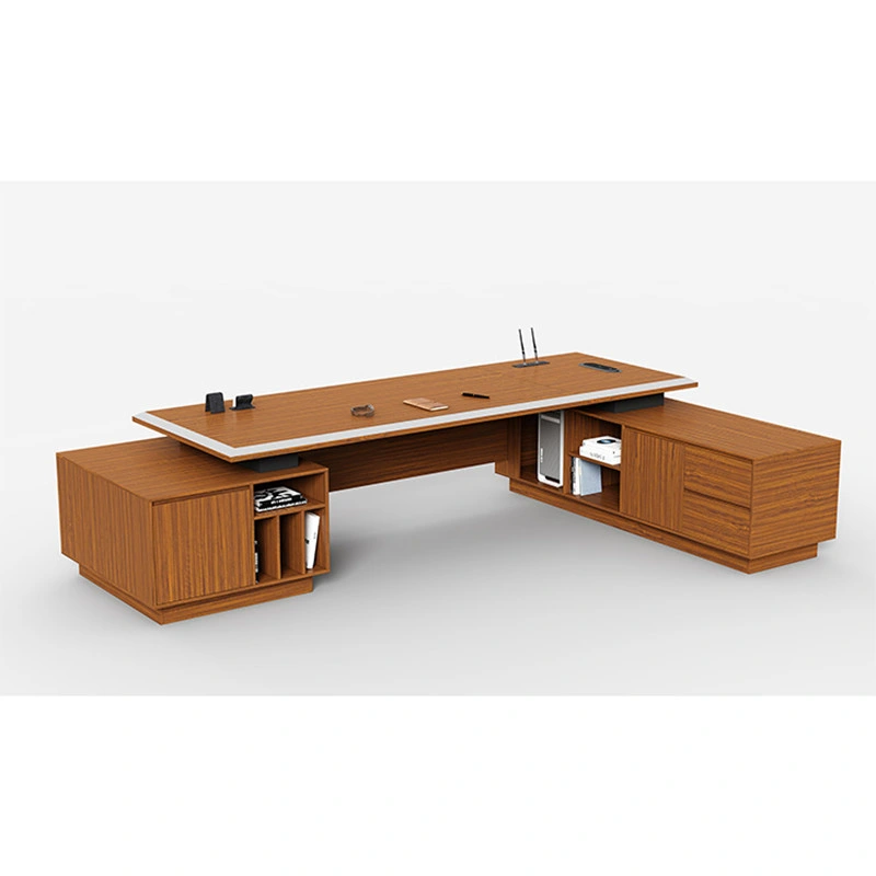 MFC Panel Boss Executive Table with Cabinet