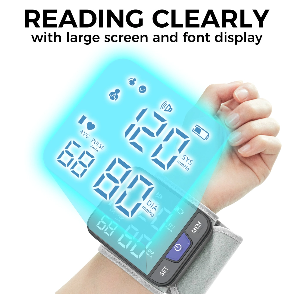 CE, ISO Approved Digital Bpm Wrist Sphygmomanometer Bpm High Qulaity