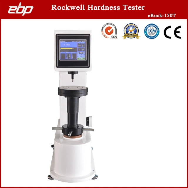 Rockwell Hardness Testing Tool with Color Touch Screen and Diamond Indenter Ball Indenter