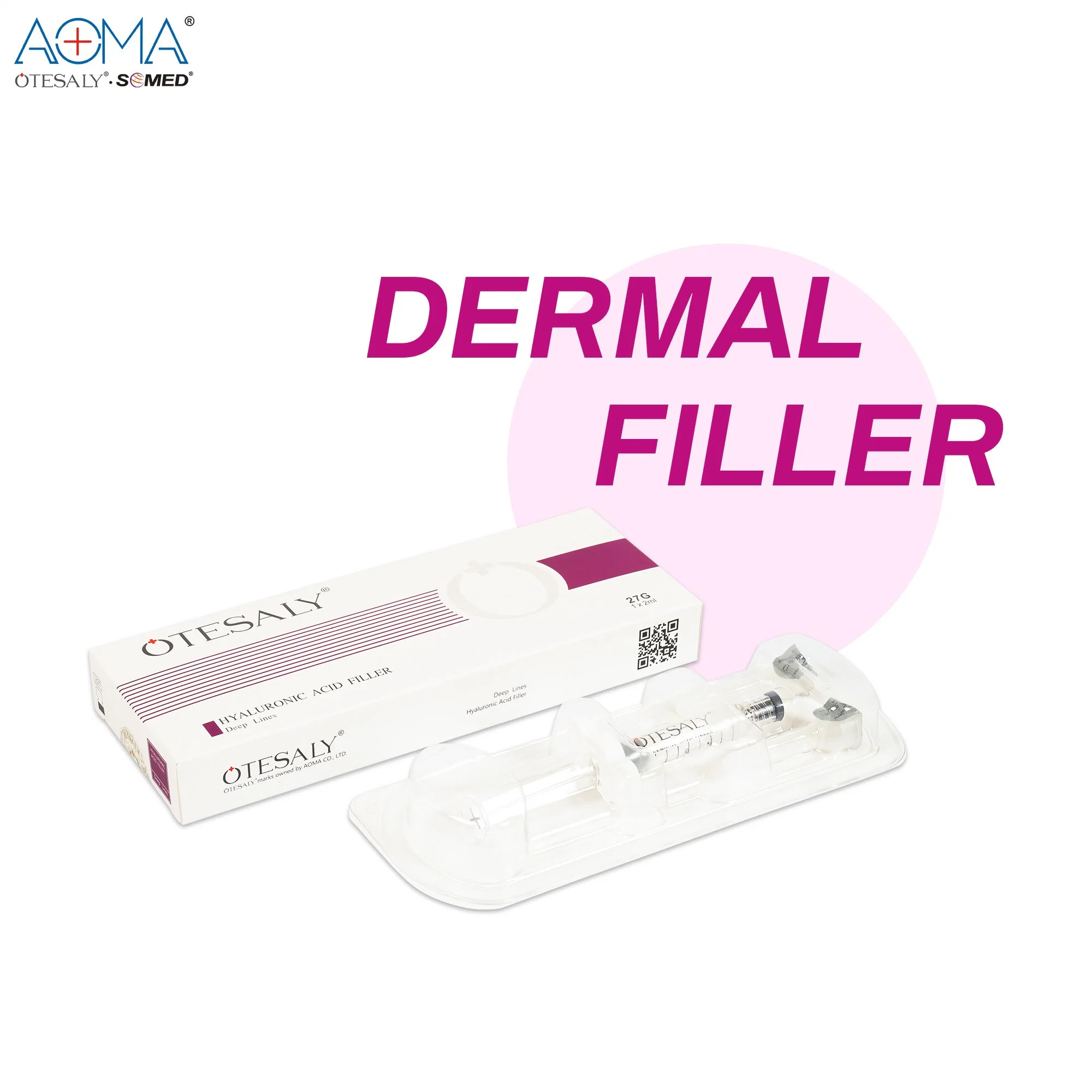 OEM Cross Linked Otesaly 2ml Deep Line Filler Gel nasolabial Falzeinfüller Injektion Ha Lip Filler Pen Filler Hyaluronsäure Injizierbare Dermal Filler