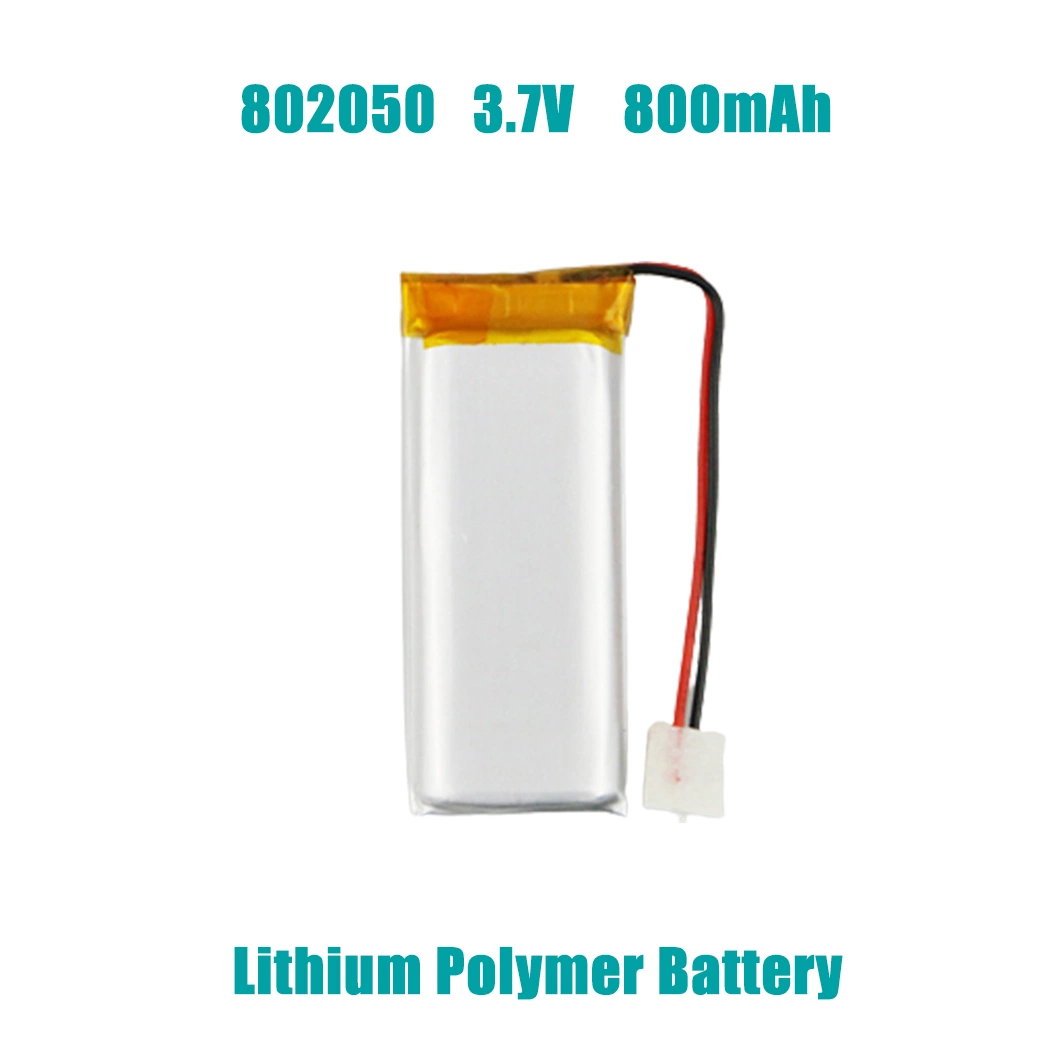 Fabricantes 802050-800mAh Batería de iones de litio de polímero 3.7V Juguetes electrónicos Productos digitales