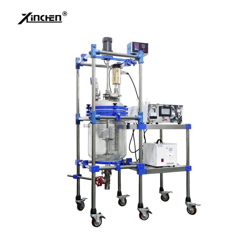 Industrial Chemical Industries Jacketed Glass Reactor for Distillation and Solvent Recovery with Competitive Price