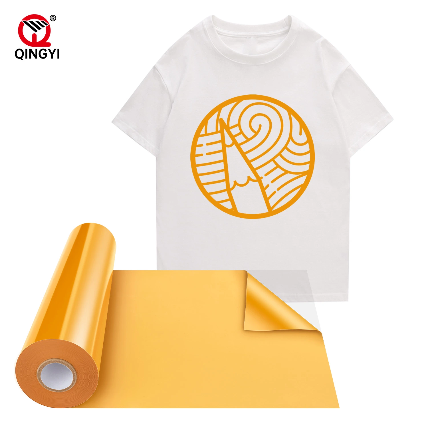 Color Print Digital Media PU/PVC Heat Transfer Vinyl for T-Shirt