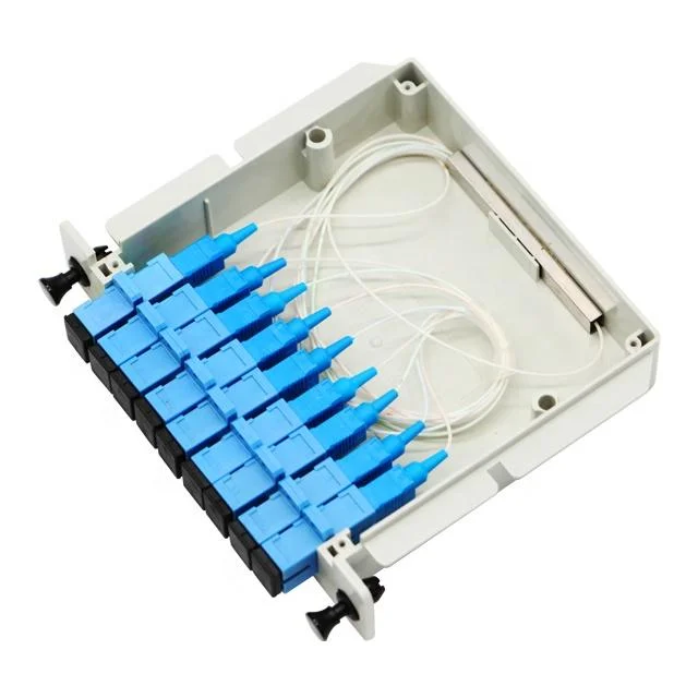 Lgx 2X8 PLC Splitter 1X32 1X16 Caja de distribución óptica