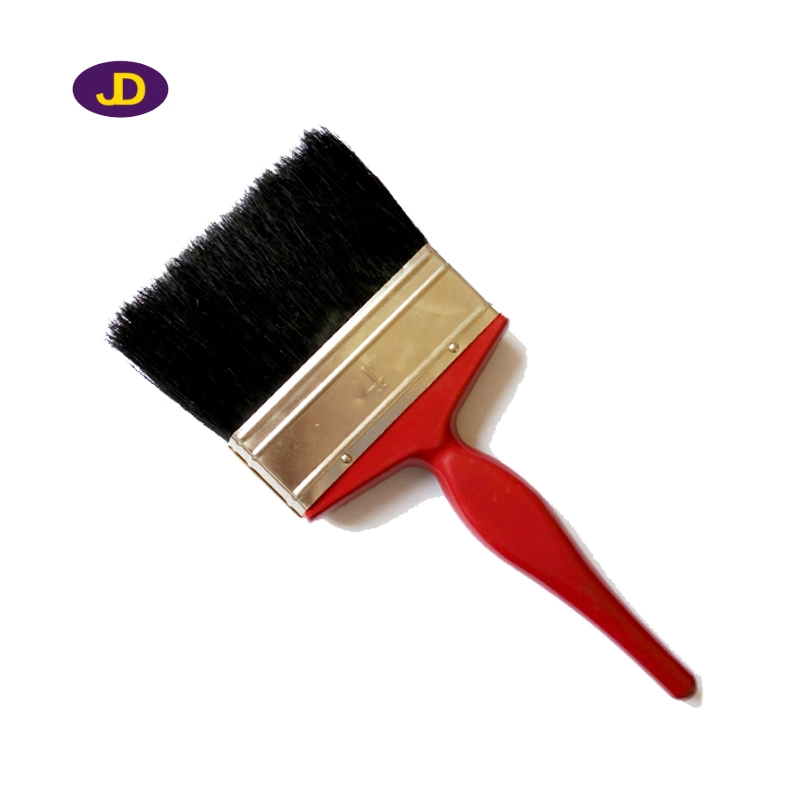 Wooden Handle White Bristle Paint Brush