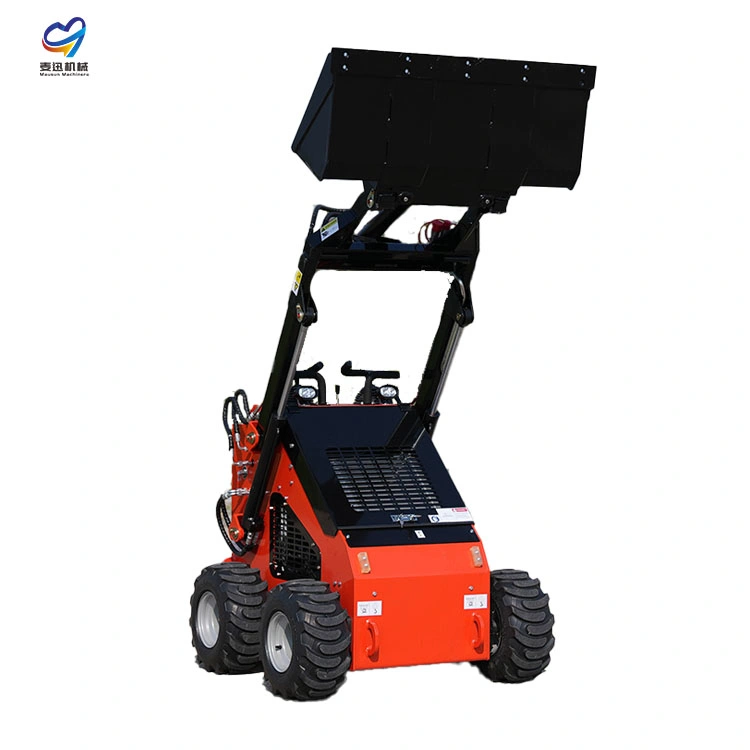 Mini Skid Steer Loader Low Price High Efficiency Small Front End Loader Mini Backhoe Loader for Sale