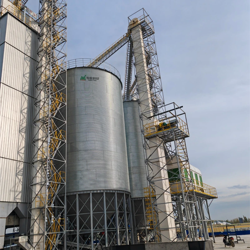 Custom Steel Structure Galvanized Grain Silo Have The Best Fire Rating