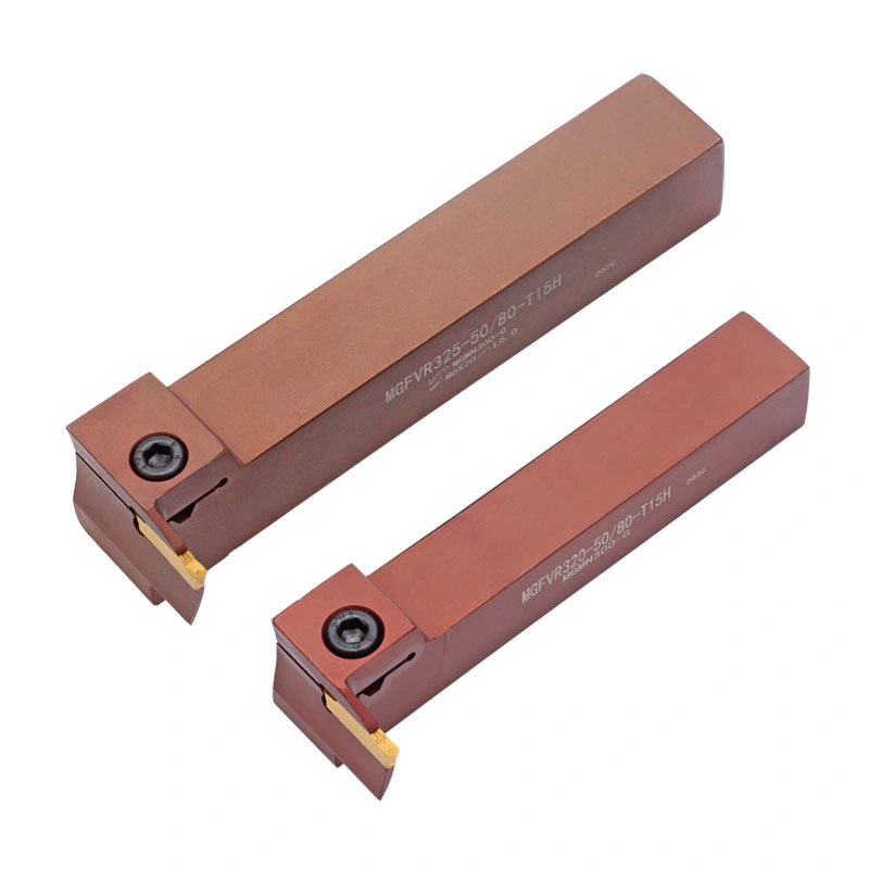 90 Degree Transverse Spring Steel Is Earthquake-Resistant 7type End Face Grooving Tool Bar with Mgmn300 Inserts Mgfvr 320-30/50