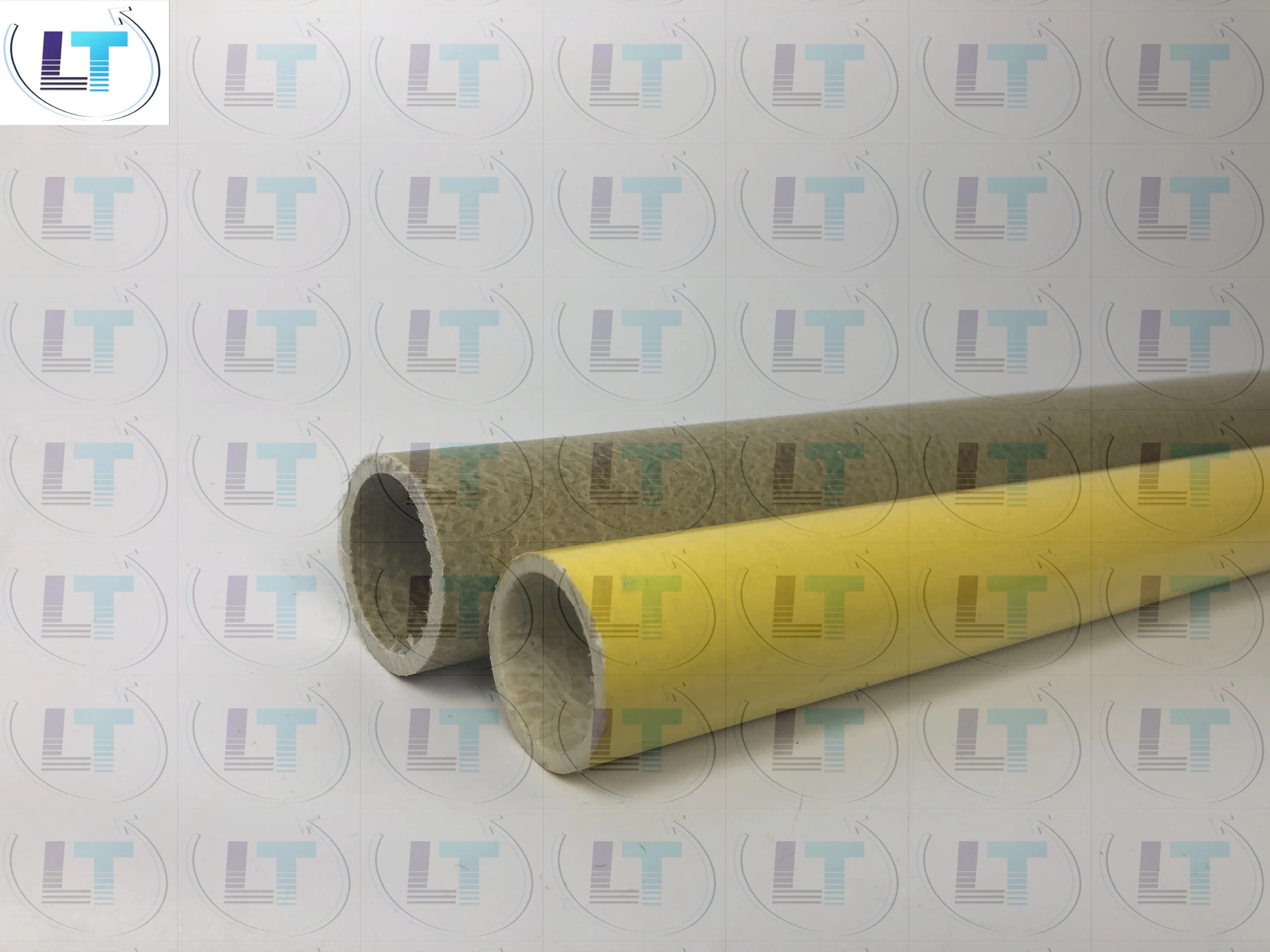 High Strength FRP Pultruded 50mm FRP Structural Fiberglass Profile Round Tube