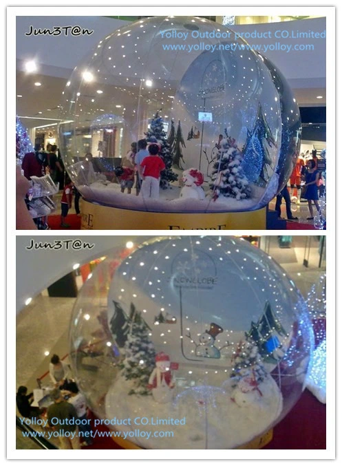 Christmas Inflatable Snow Globe for Holiday Decoration