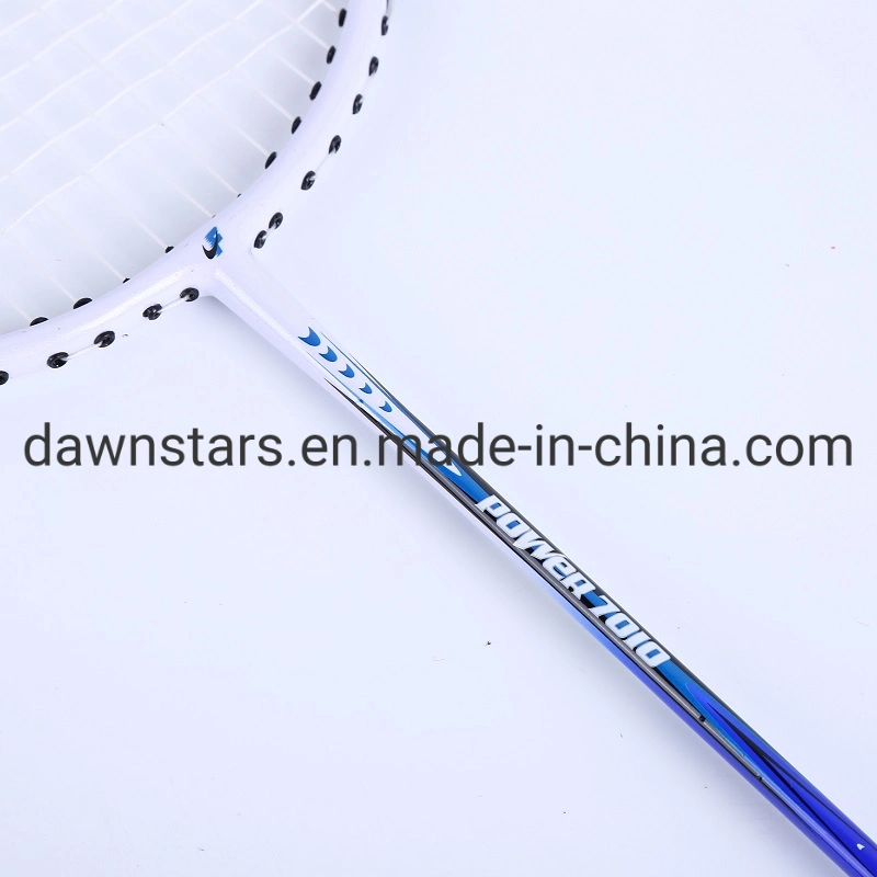 Graphite Fiber Badminton Racket with Aluminum Shaft for Professional Sporting Goods