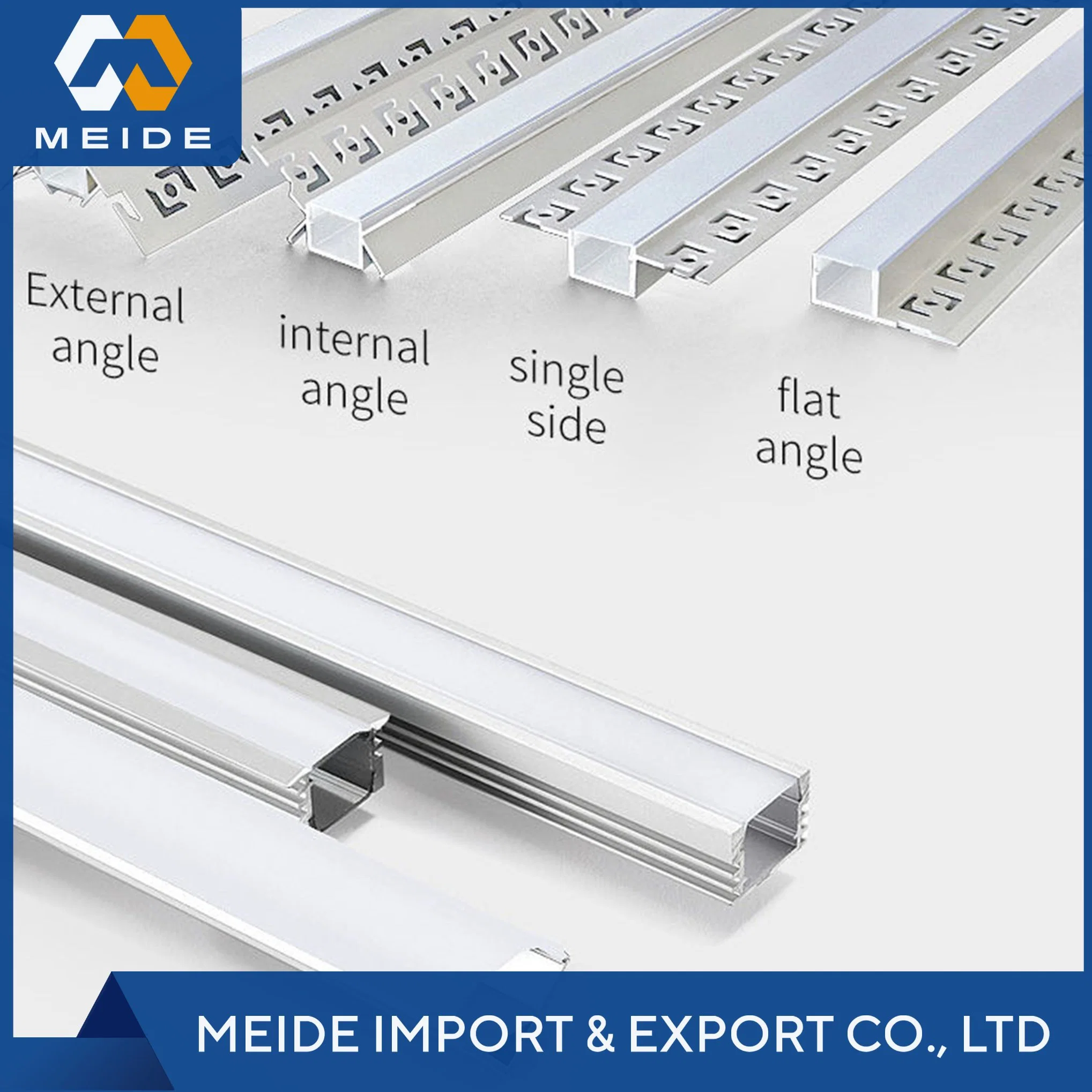 OEM Custom LED 3002 3102 3103 3103A 3203 3004A 3204 3105A 3007 3107 Aluminum Extrusion Profile for Strip Lights Custom Aluminum Profiles