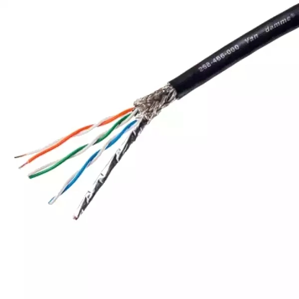 كبل شبكة كمبيوتر من نوع 24AWG رباعي الأزواج من نوع Cat5e غير مشجع