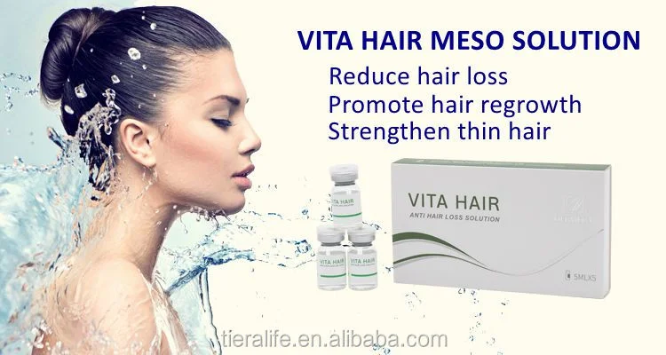 Alimentação de fábrica Mesoterapia Frascos de cabelo Mesoterapia Meso solução injetável coquetel anti queda de cabelo