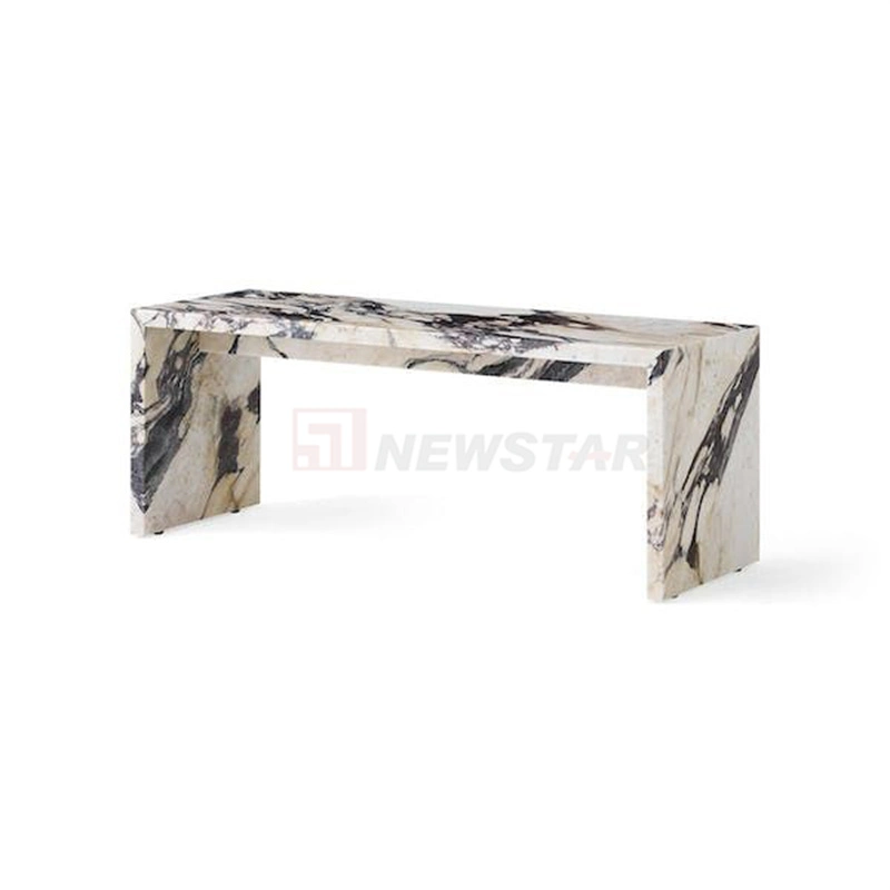 Living Room Furniture Calacatta Viola Stone Coffee Table Modern Marble Travertine Coffee Table Side Table Home Table