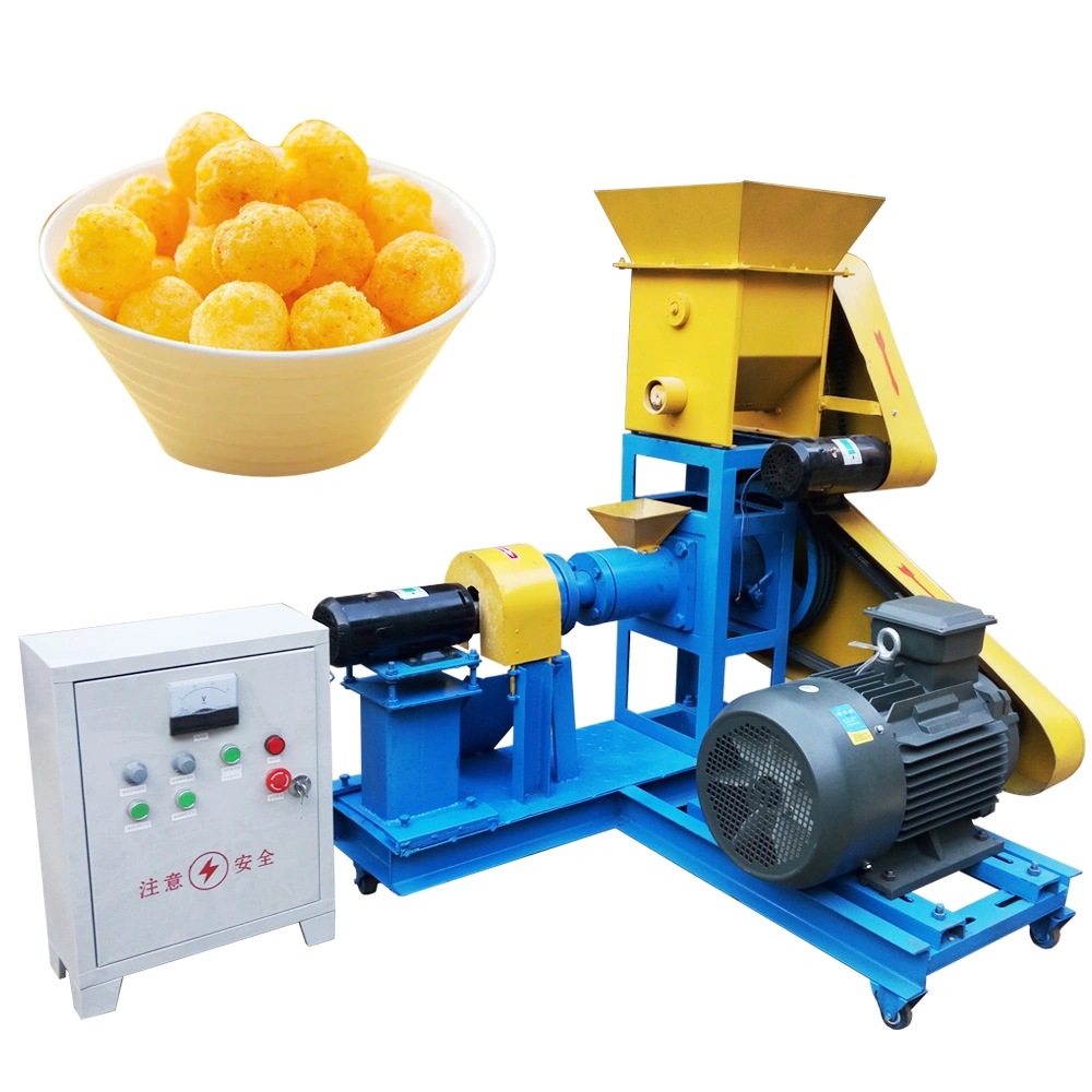 Chanachur Corn Puffing Snack Rice Chips Maize Puffed Food Extruder Maker Machine