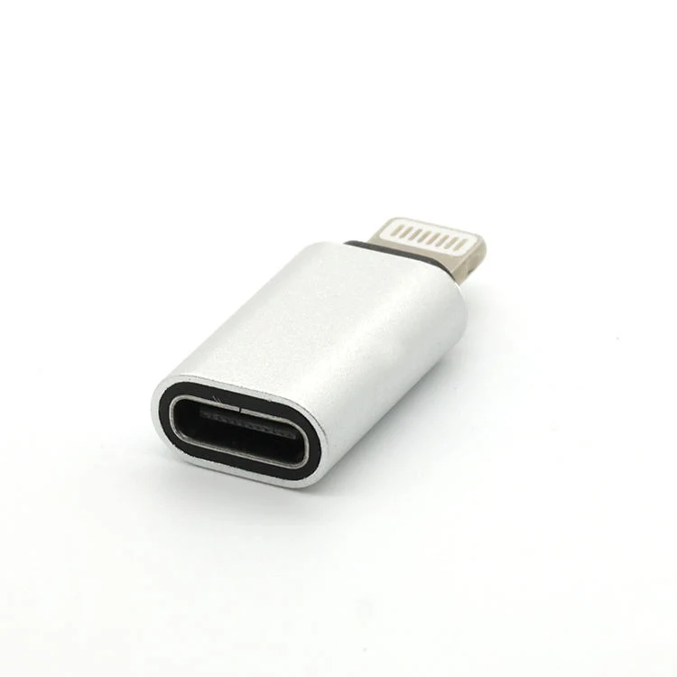 Lightning Male to USB Type C Female Adapter Mini OTG USB-C to Lightn-Ing Interface Converter