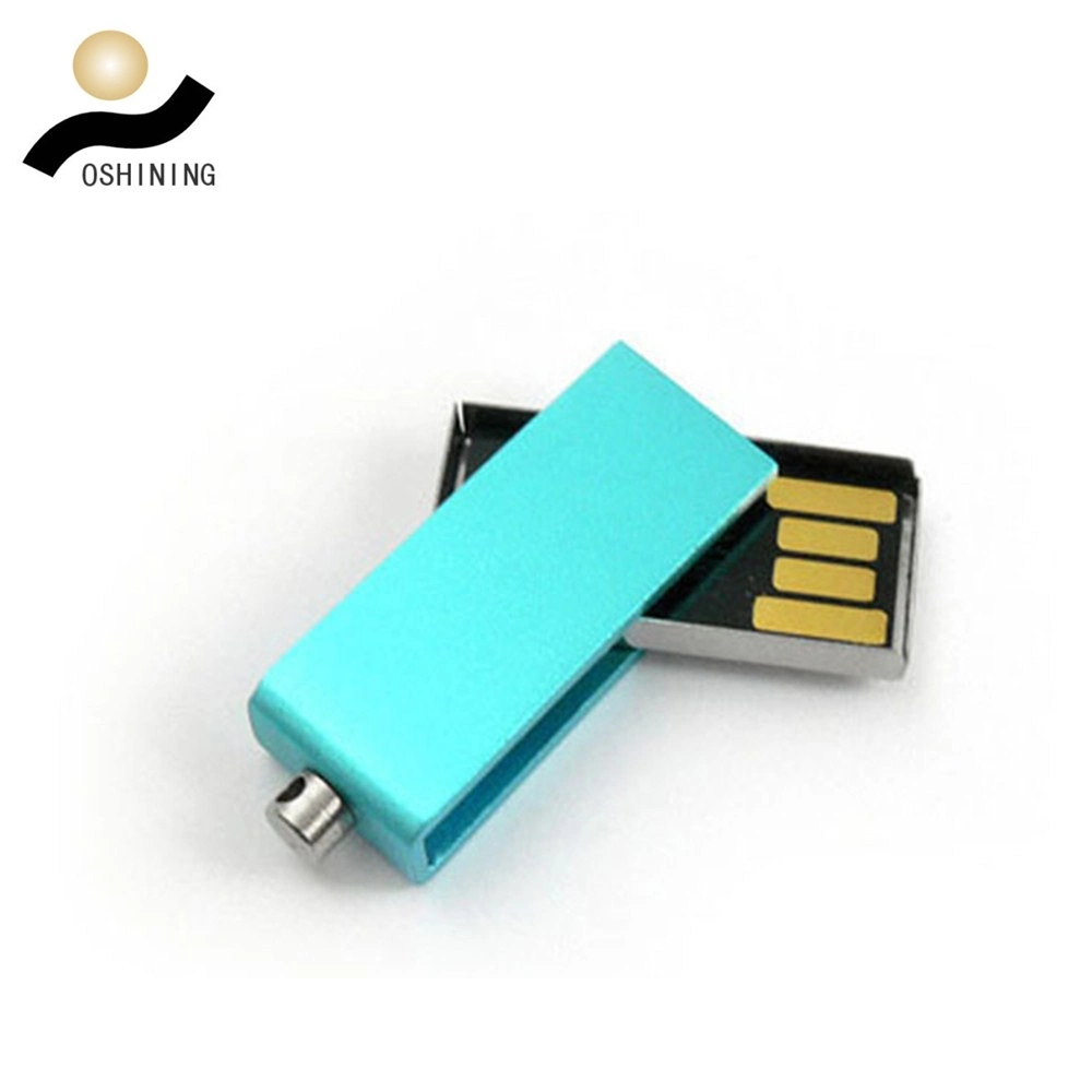 Mini USB de alta velocidad de rotación de la unidad de disco de memoria Flash USB (8-128GB-MT405)