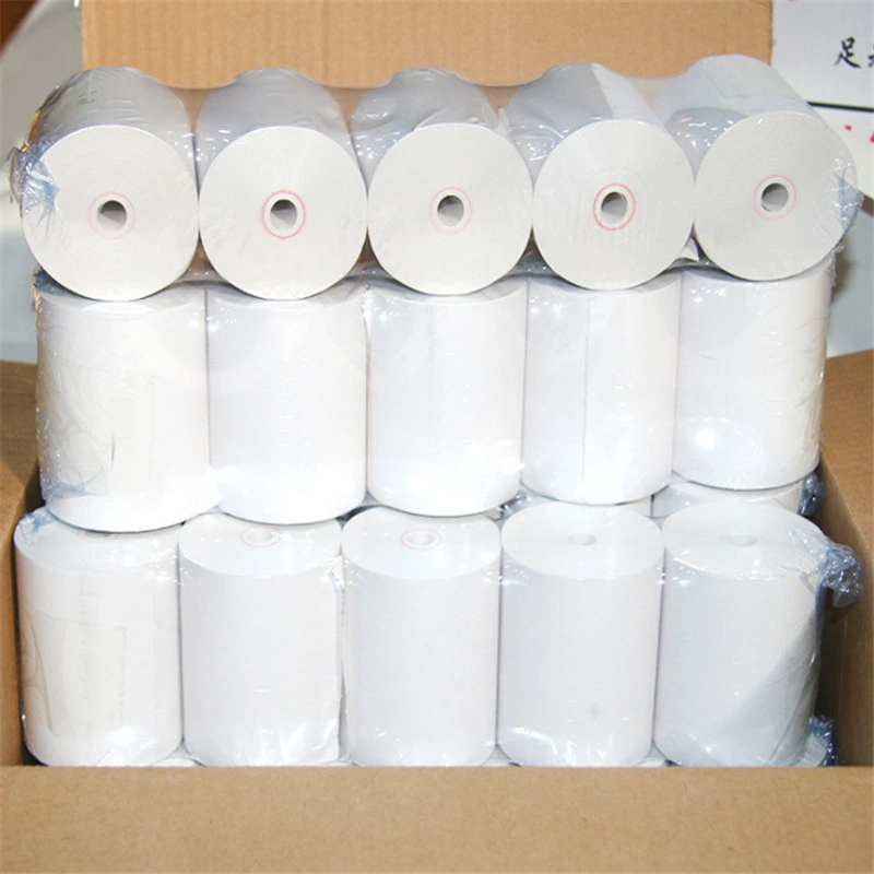 Free Sample Papel Termico 80X80mm ATM Terminal Rolling Thermo Till Receipt Cash Register Tape Thermal Paper Roll L29